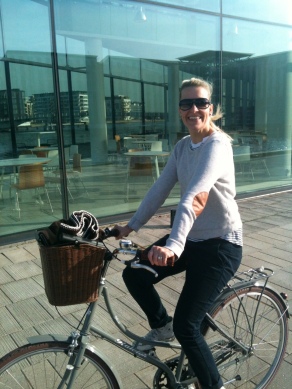 Dorte's version of Copenhagen cycle chic