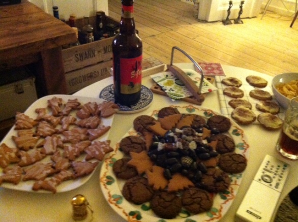 Our cookie bonanza with Eric & Cecelia