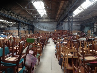 The enormous chair aisle
